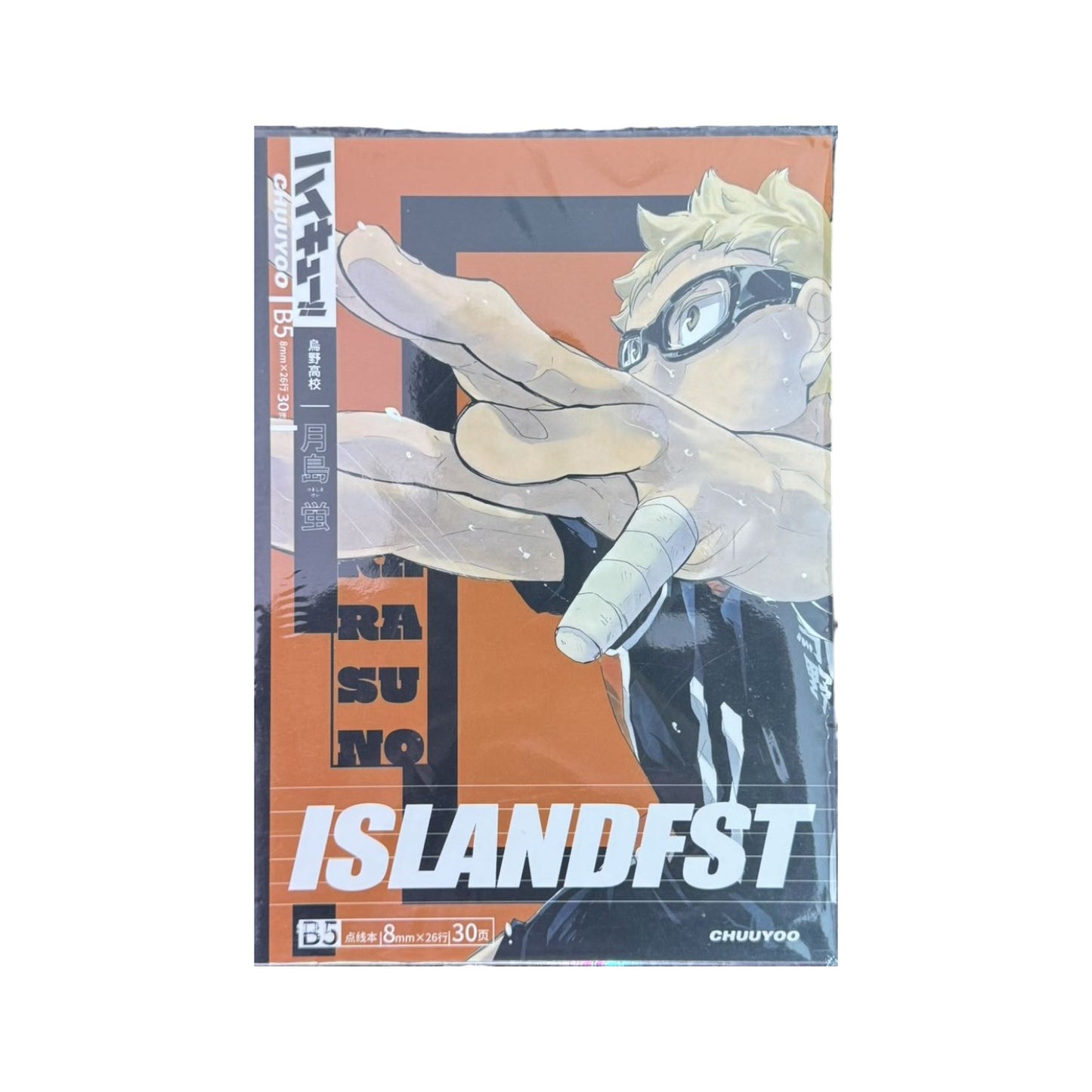 HAILYUU!! B5 Dot-Line Notebook – Anime Character Cover