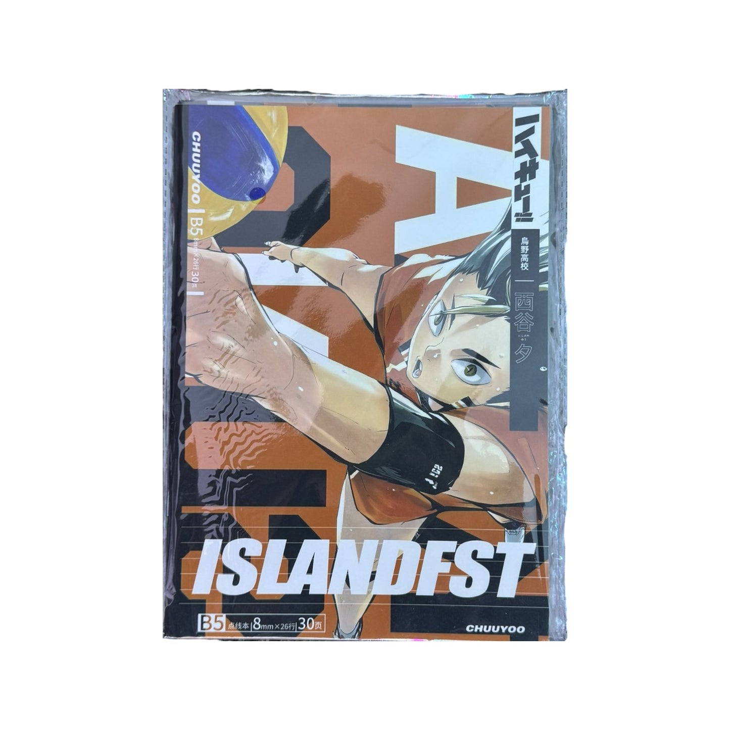 HAILYUU!! B5 Dot-Line Notebook – Anime Character Cover