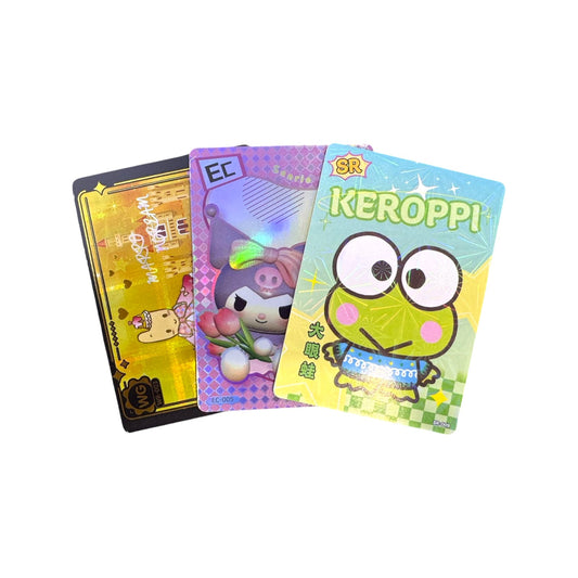 SANRIO Premium Thick Edition Collectible Card Pack (3 Cards per Pack)