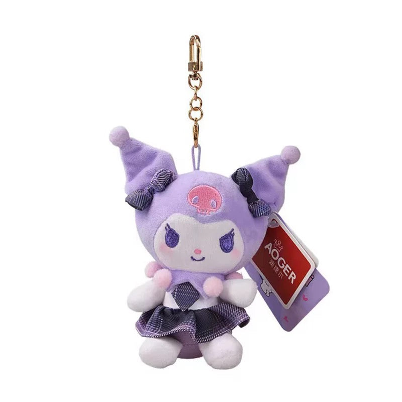 AOGER Sanrio Kuromi Original Plush Pendant Keyring