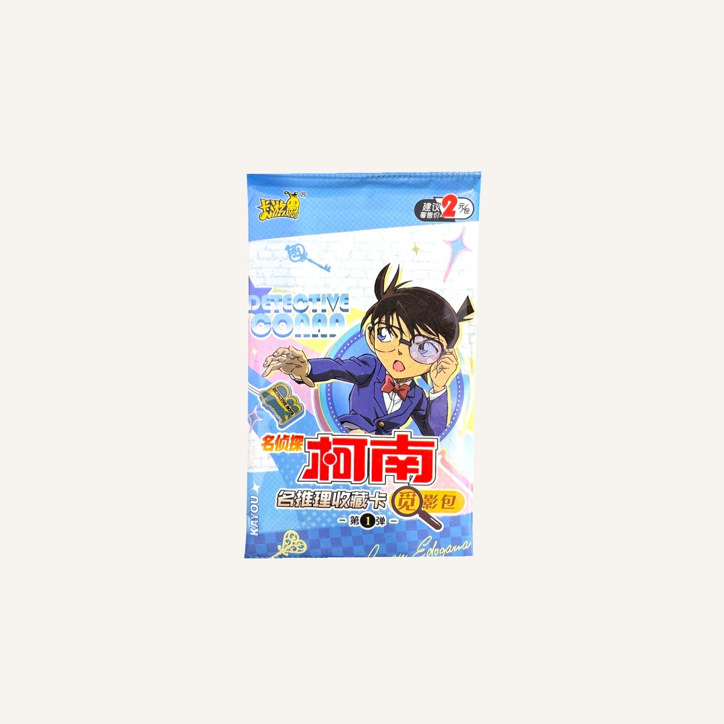 KAYOU Detective Conan Master Deduction Series – Shadow Seek Pack Collectible Cards (4 Cards per Pack)