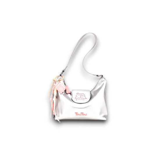 TOUTOU Maltese Hand Bag (Silver)