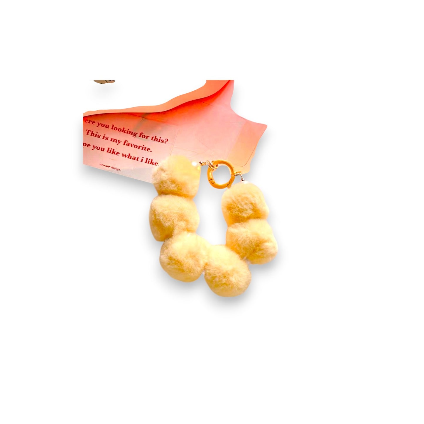 SCRIBBO DIY Plush Keyring