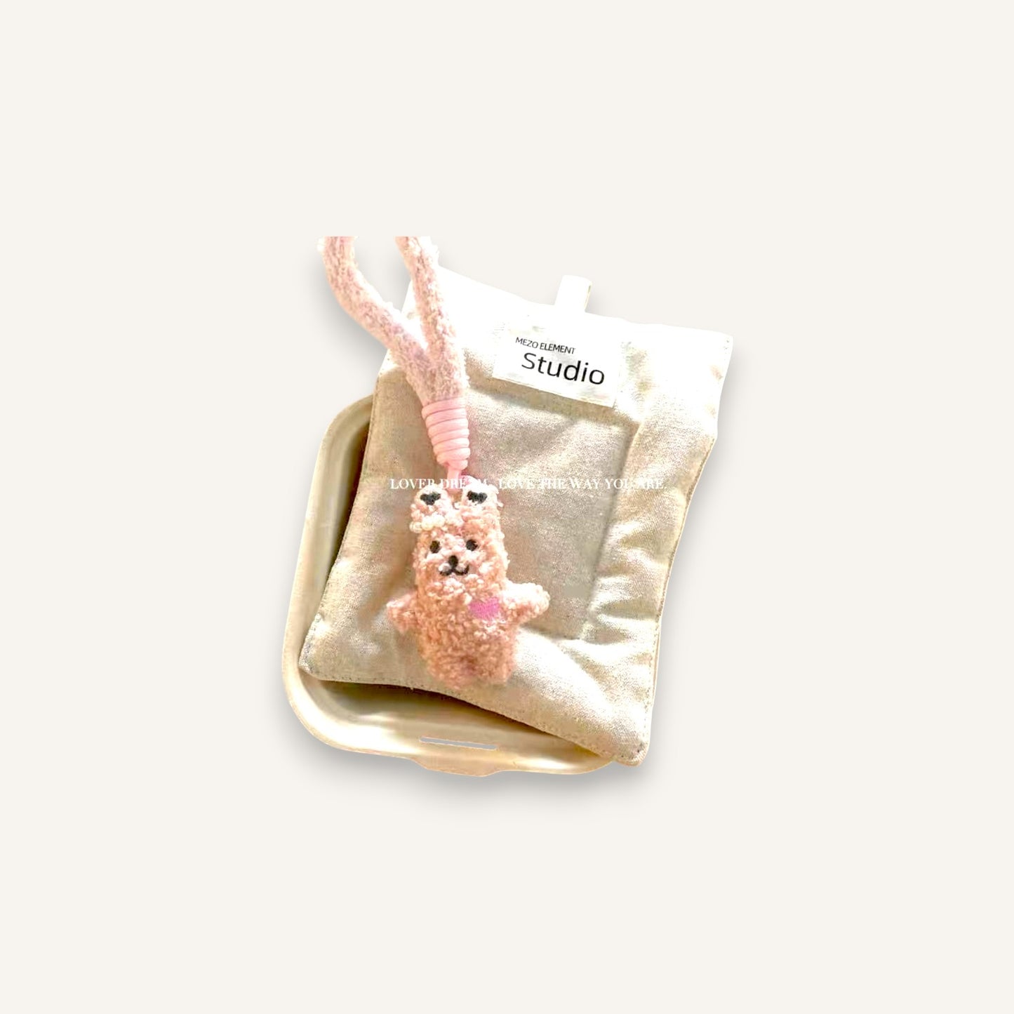 SCRIBBO DIY Plush Keyring