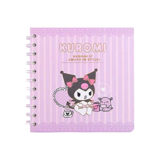 GB Sanrio Kuromi Hard Cover Spiral Binded Notebook 80pg