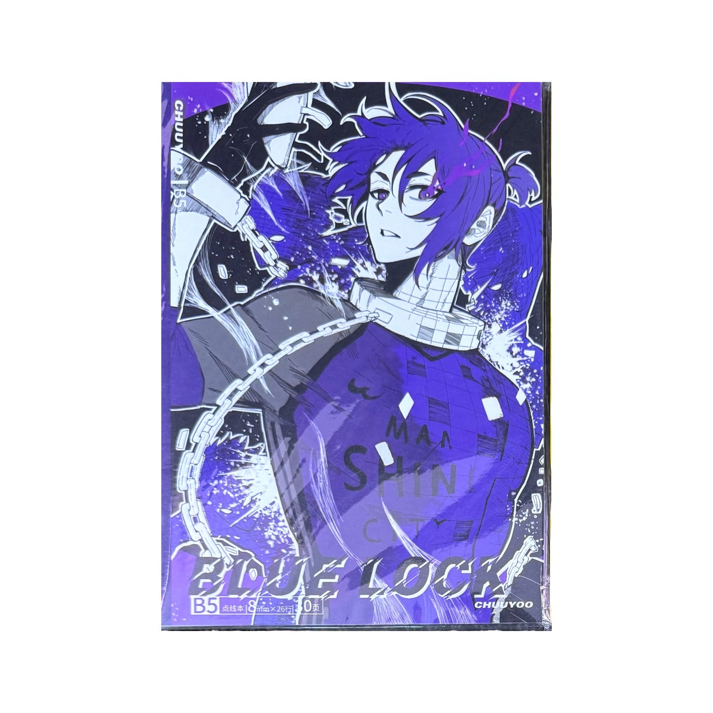 BULE LOCK Anime B5 Dot-Line Notebook