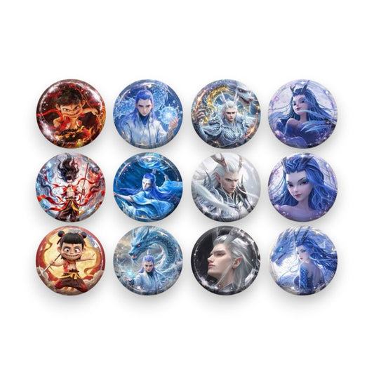 NEZHA: Birth of the Demon Child 2 – Blind Bag Can Badge 75mm (Single)