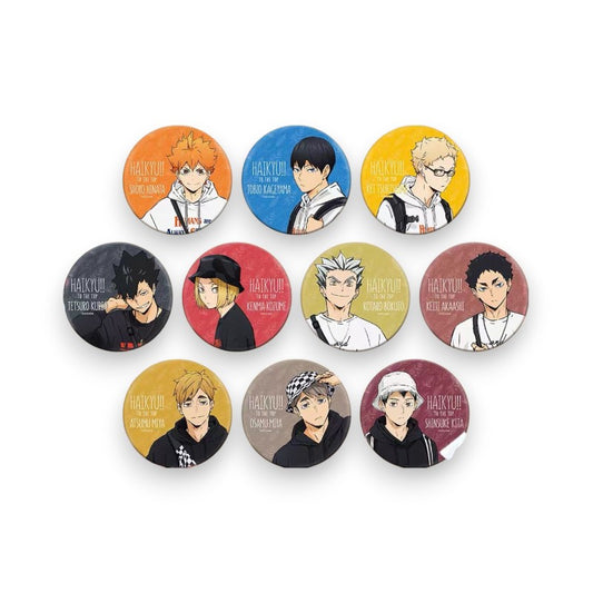 HAIKYUU!! Character Blind Bag Can Badge 75mm (Single)