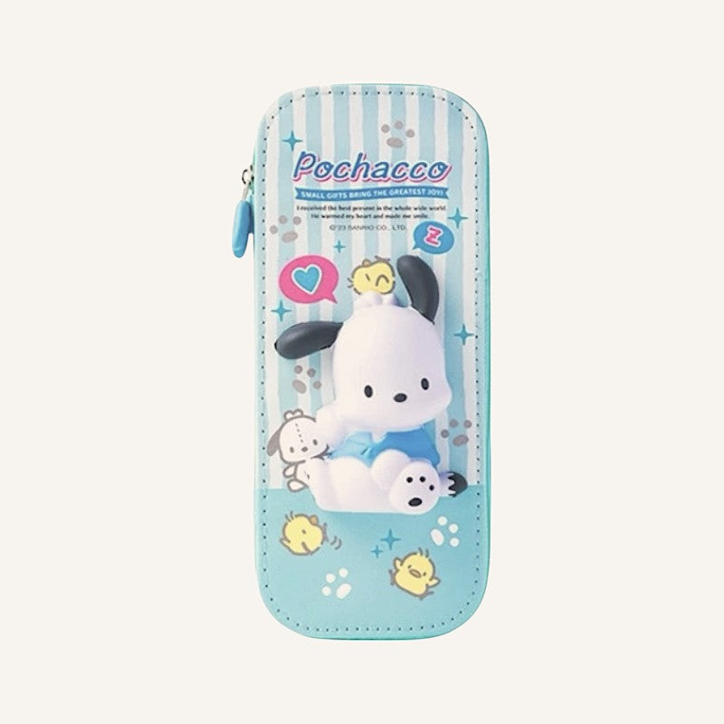 IIGEN Squishy Pencil Case Double Layer (Pochacco)
