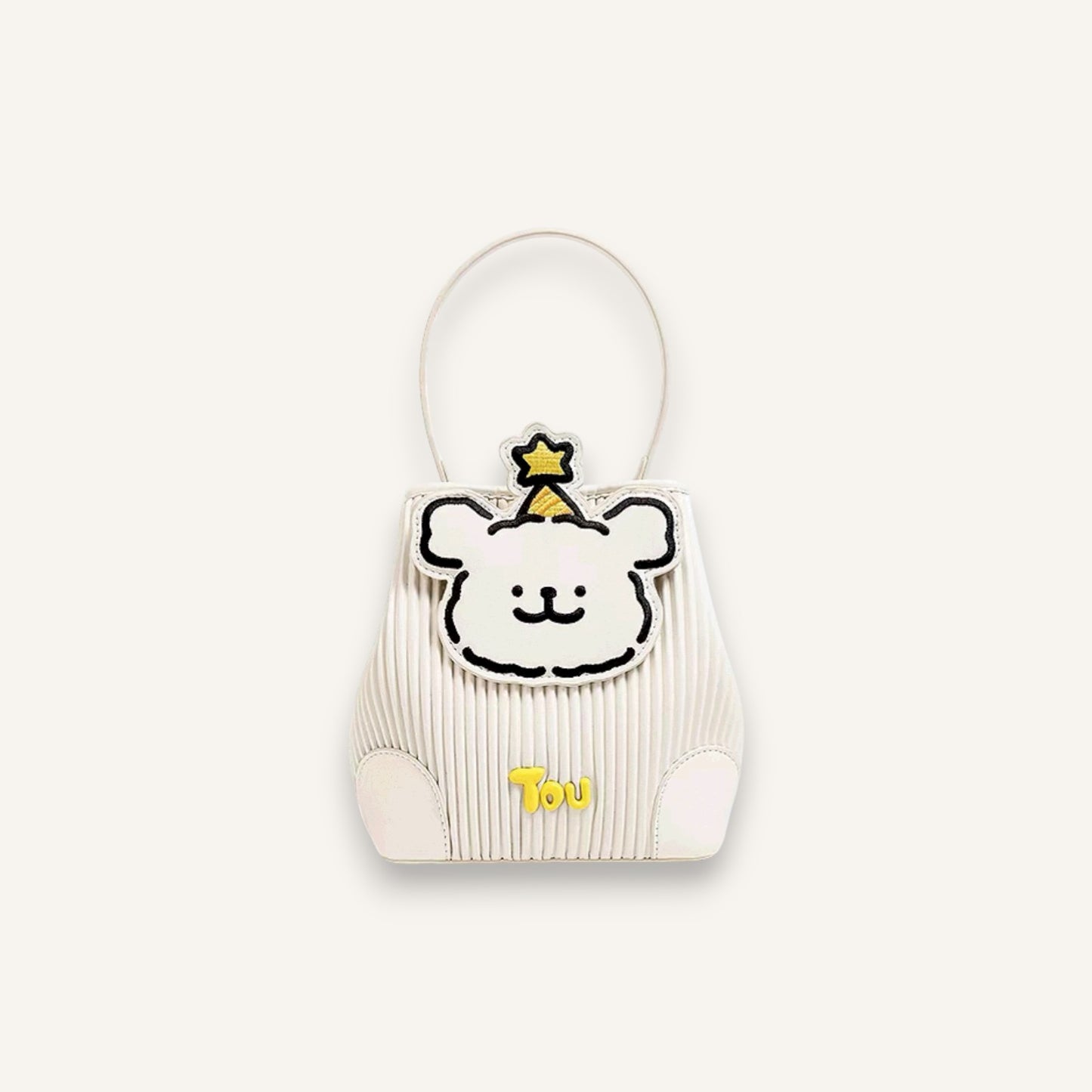 TOUTOU Maltese Bucket Bag