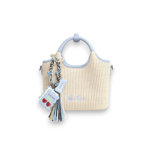 TOUTOU Plaided Handbag