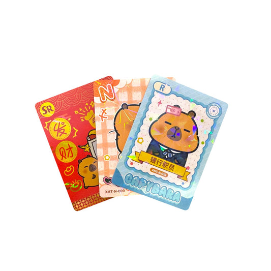 CAPYBARA New Year Limited Edition Collectible Card Pack (3 Cards per Pack)