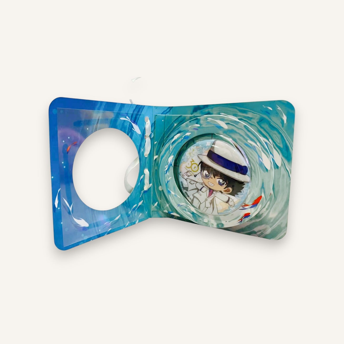 Silk Ribbon Can Badge Pouch (badge not included)