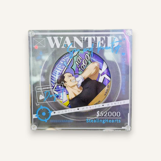 Acrylic Can Badge Pouch (badge not included)