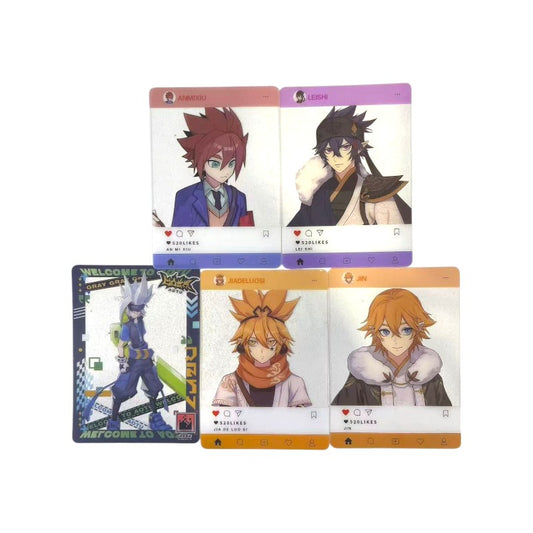 AOTU WORLD Polaroid-Style Transparent Cards (5 Cards Pack)