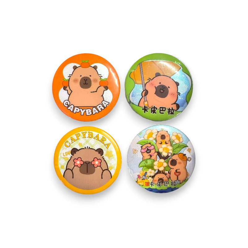 CAPYBARA Blind Bag Can Badge 75mm (Single)