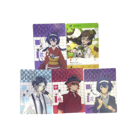 BUNGOU STRAY DOGS Polaroid-Style Transparent Card Blind Bag (5 Cards Pack)