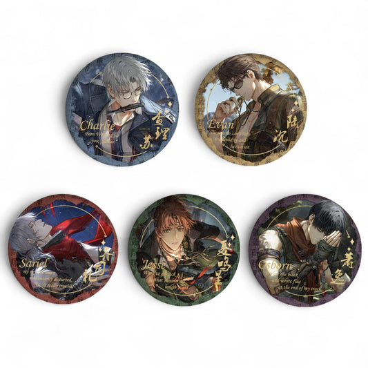 LIGHT AND NIGHT Limited Character Blind Bag Can Badge 75MM (Single)