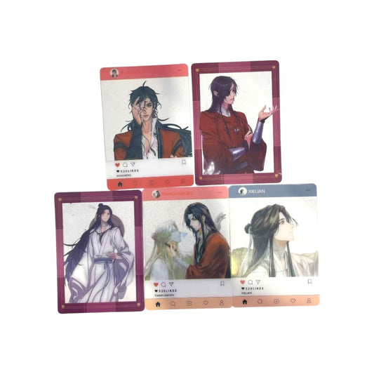 HEAVEN OFFICIAL'S BLESSING Polaroid-Style Transparent Card Blind Bag (5 Cards Pack)