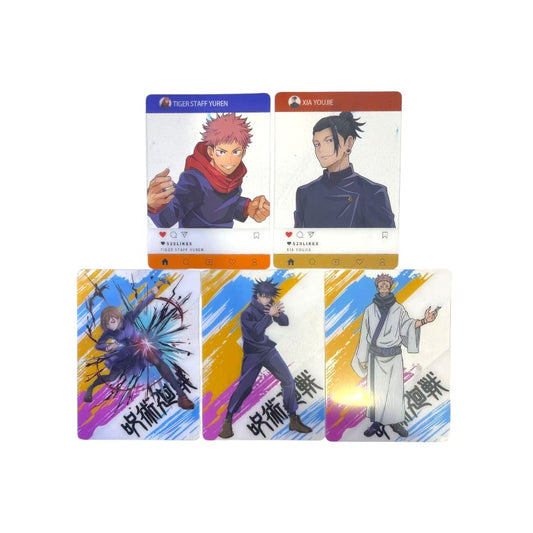 JUJUTSU KAISEN Polaroid-Style Transparent Card Blind Bag (5 Cards Pack)