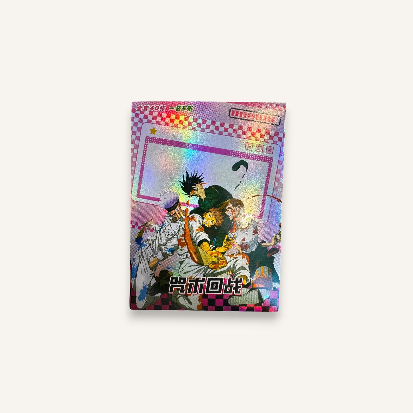 JUJUTSU KAISEN Polaroid-Style Transparent Card Blind Bag (5 Cards Pack)