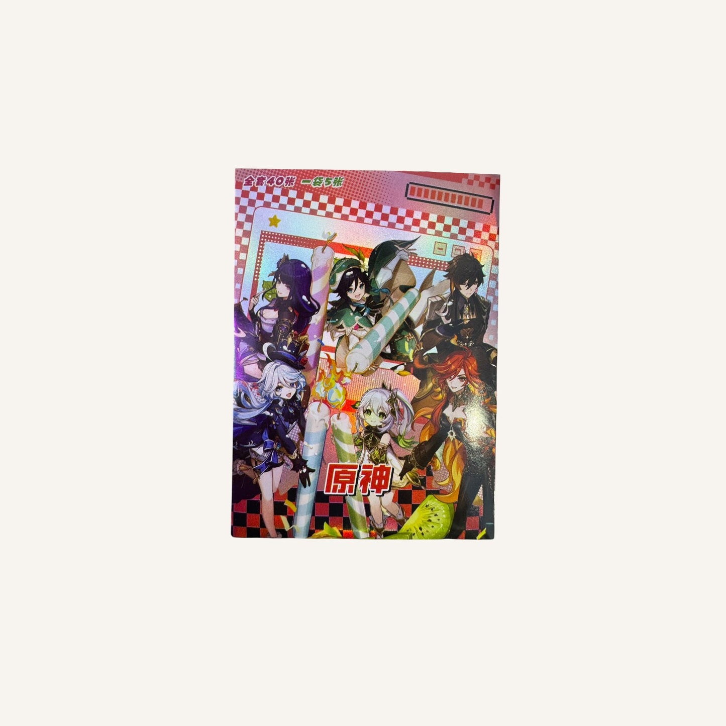 GENSHIN IMPACT Collectable Character Polaroid-Style Transparent Card Blind Bag (5 Cards Pack)