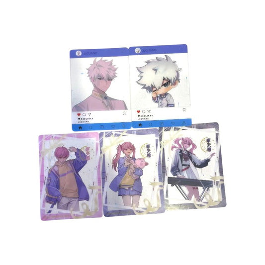 LINK CLICK Polaroid-Style Transparent Card Blind Bag (5 Cards Pack)