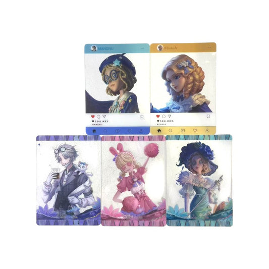IDENTITY V Polaroid-Style Transparent Cards (5 Cards Pack)