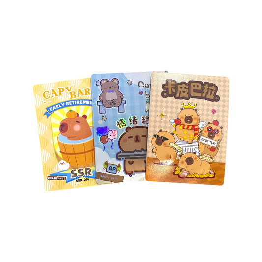 CAPYBARA Eternal Tonmen Series Collectible Card Pack (3 Cards per Pack)