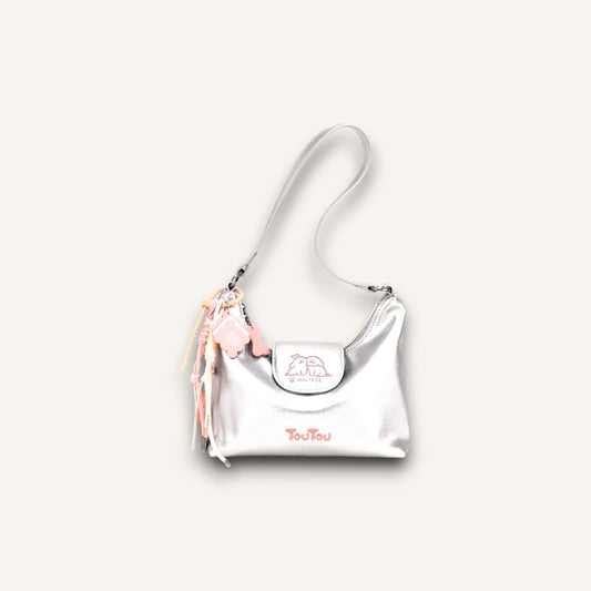 TOUTOU Maltese Hand Bag (Silver)