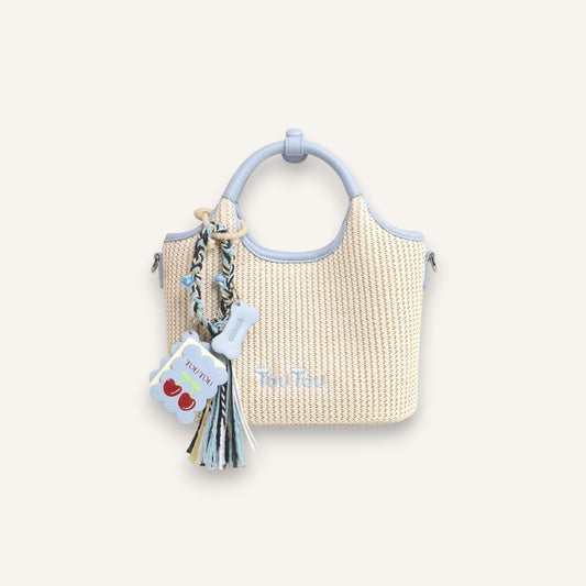 TOUTOU Plaided Handbag