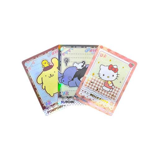 KABAO Sanrio Polaroid Party Series Collectible Card Pack (3 Cards per Pack)