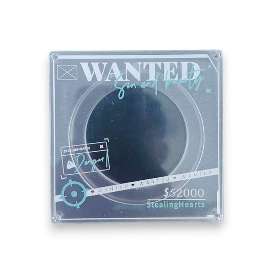 Acrylic Can Badge Pouch (badge not included)