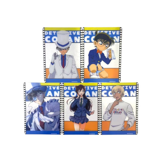 DETECTIVE CONAN Collectable Character Polaroid-Style Transparent Card Blind Bag (5 Cards Pack)