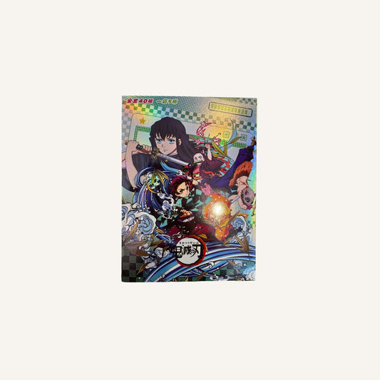 DEMON SLAYER Collectable Character Polaroid-Style Transparent Card Blind Bag (5 Cards Pack)