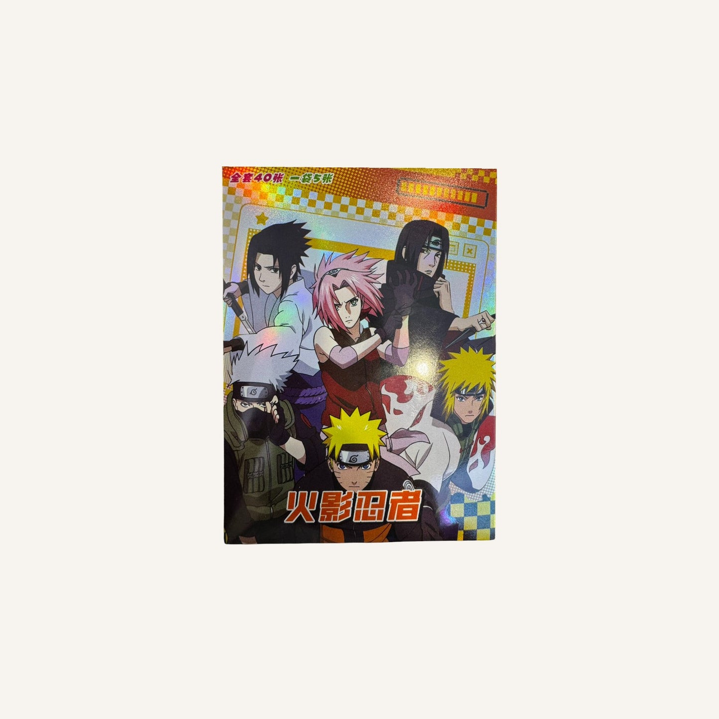 NARUTO Collectable Character Polaroid-Style Transparent Card Blind Bag (5 Cards Pack)